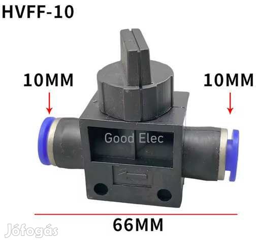 10mm-es Gyorcsatlakozós Csap HVFF-10  (5905)