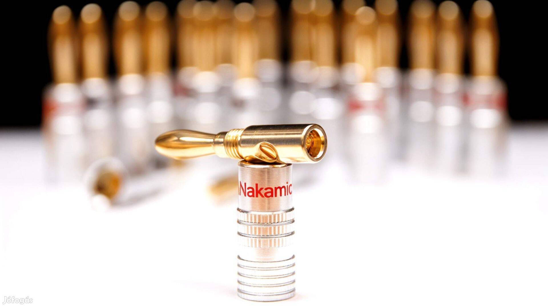 10pár Nakamichi 24K aranyozott banán dugó