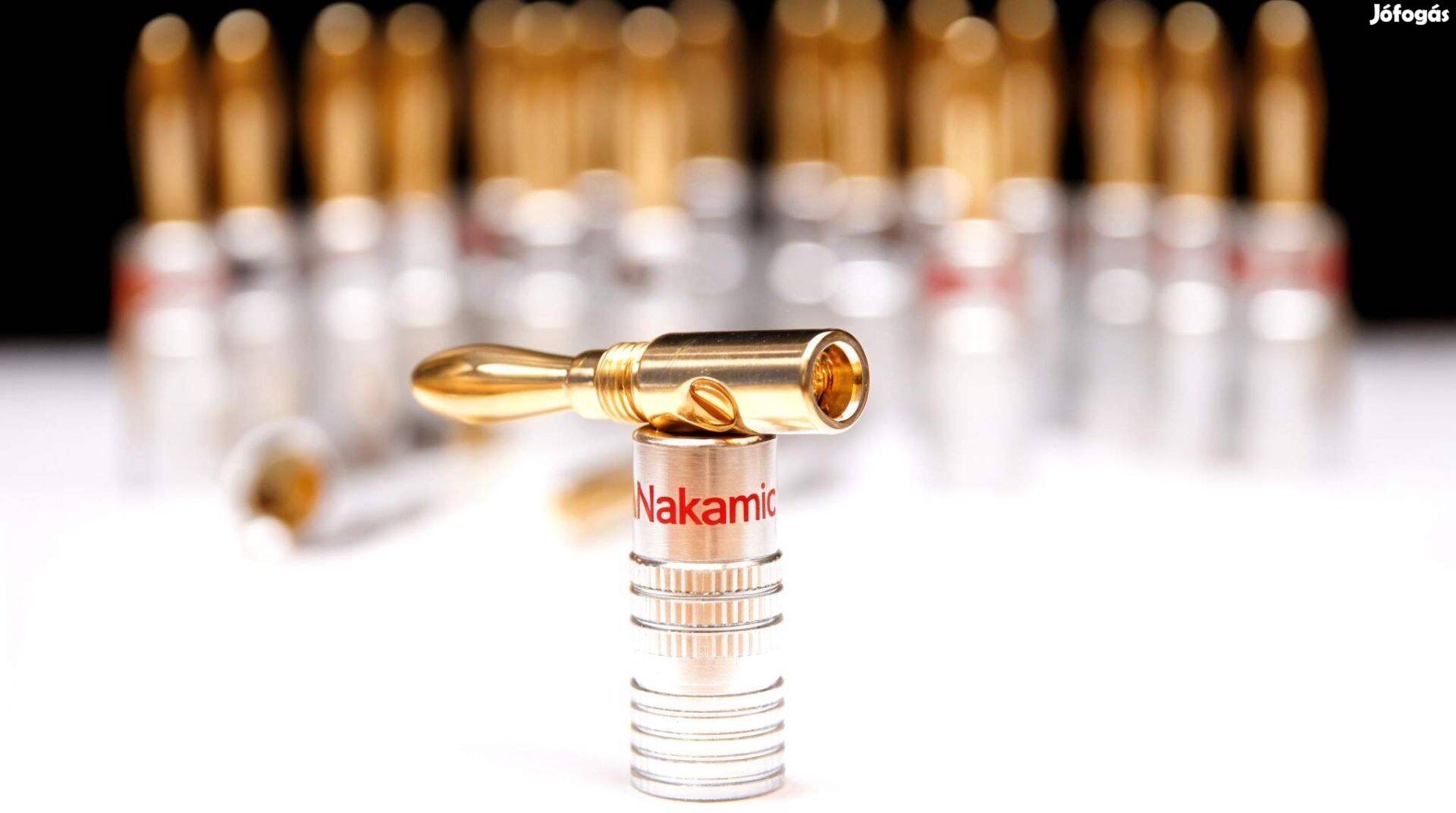 10pár Nakamichi 24K aranyozott banán dugó