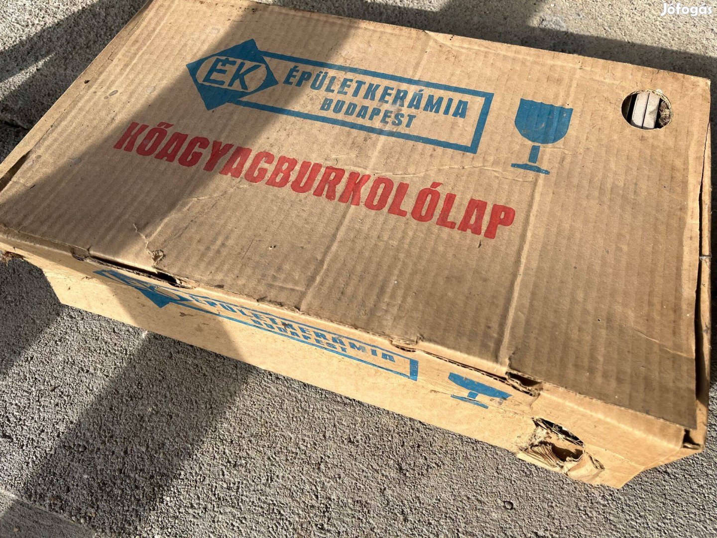 10x10-es retro metlaki csempe, padlólap mettlachi 20 doboz