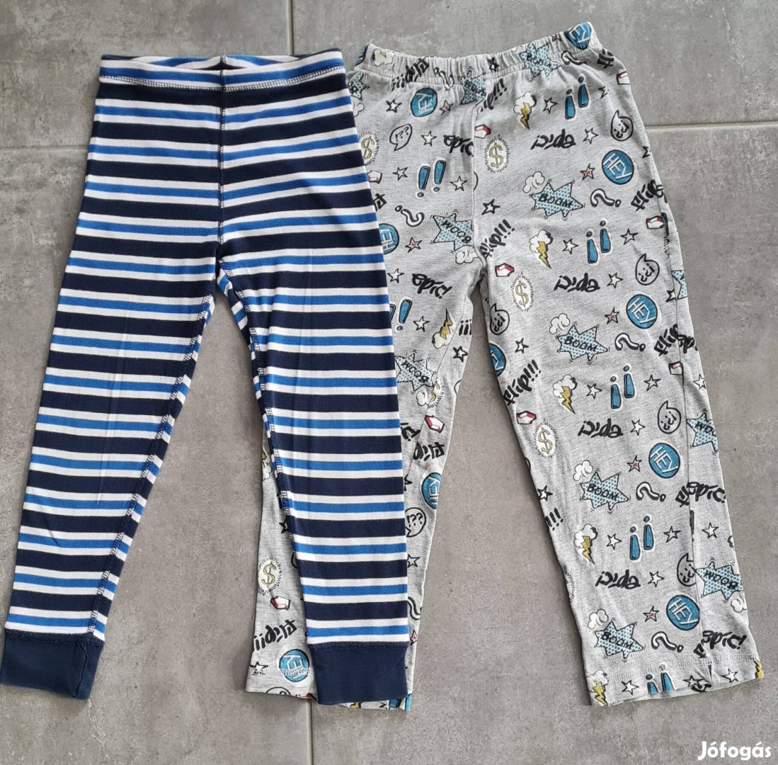 110-116-os nadrág pizsamanadrág csomag a csíkos HM