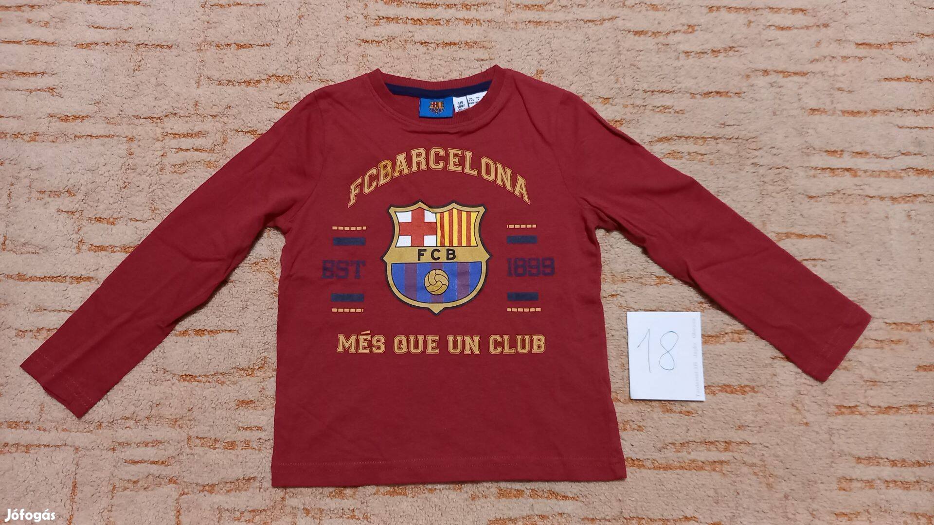 110-es FC Barcelona gyerek foci póló 110