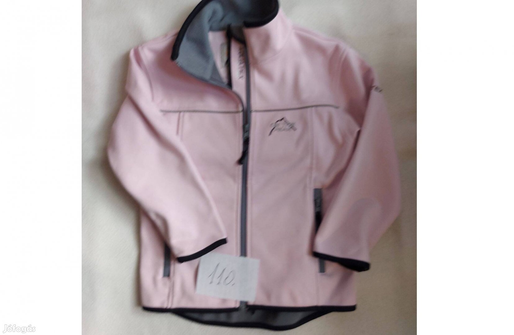 110-es méretű rózsaszín softshell dzseki