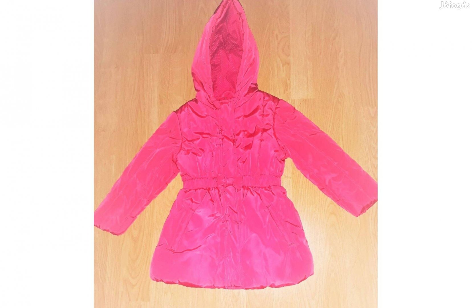 110 újszerű M&S cuki hagymaaljú masnis gyerek kabát