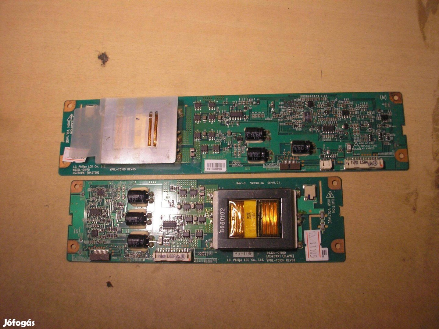 11105 LG 37LC2RR inverter szett 6632L-0197D Ypnl-T010G 6632L-0198D Ypn