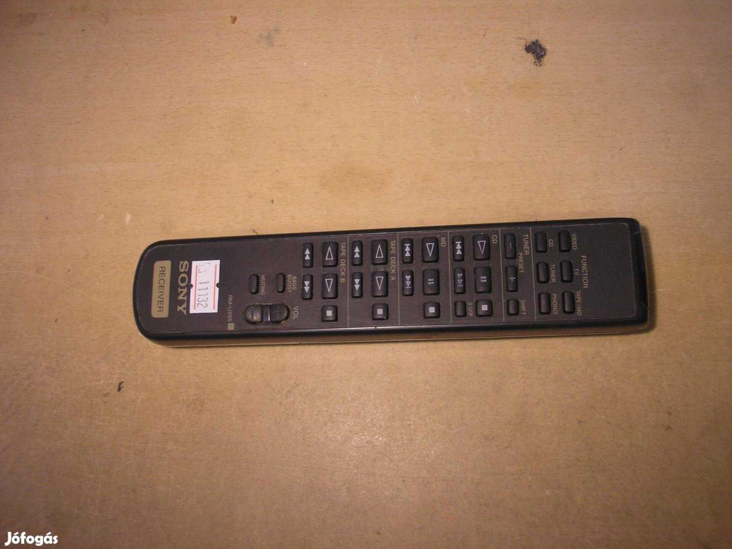 11132 univerzális Sony HIFI távirányító VHS TV tuner 1-473-633-11