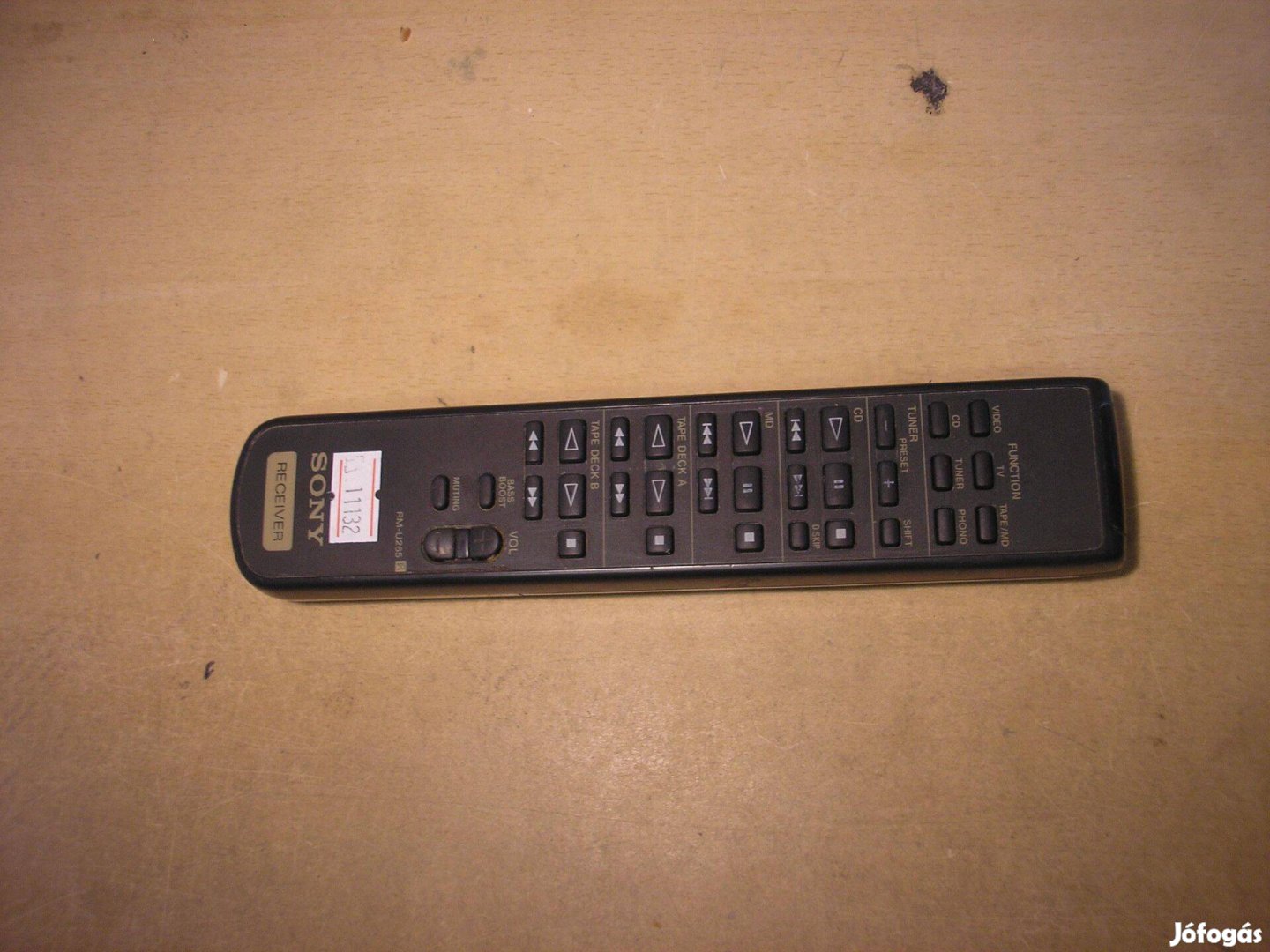 11132 univerzális Sony HIFI távirányító VHS TV tuner 1-473-633-11