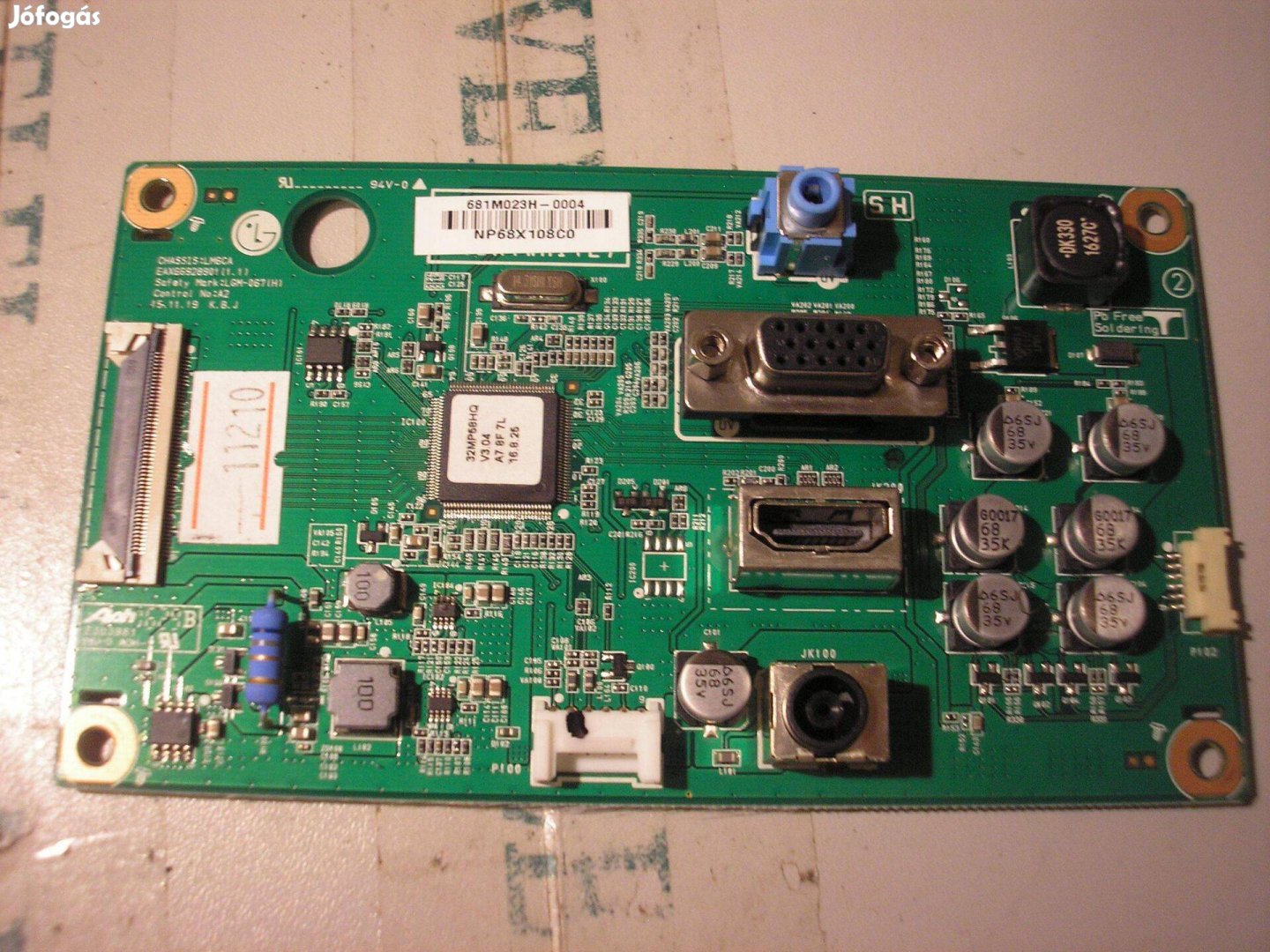 11210 LG 32MP58HQ-P mainboard EAX66928901 (1.1) scaler