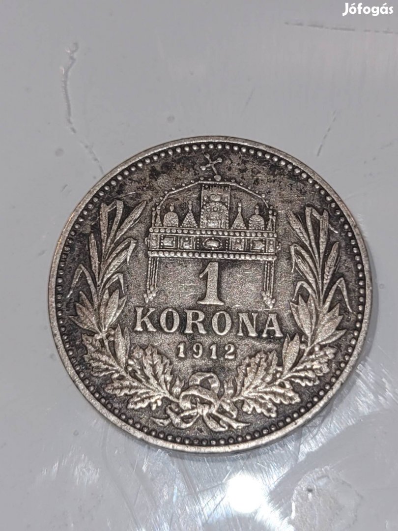 112 éves   1912 ezüst 1 korona