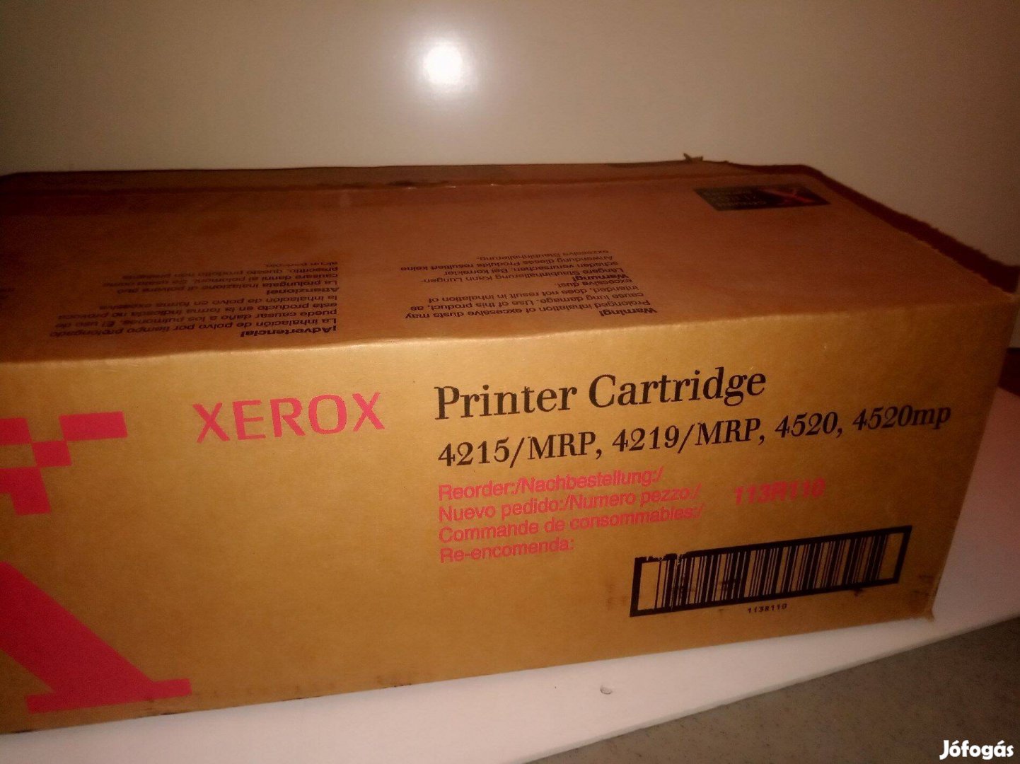 113R110 Xerox 4215, 4219, 4520 eredeti toner