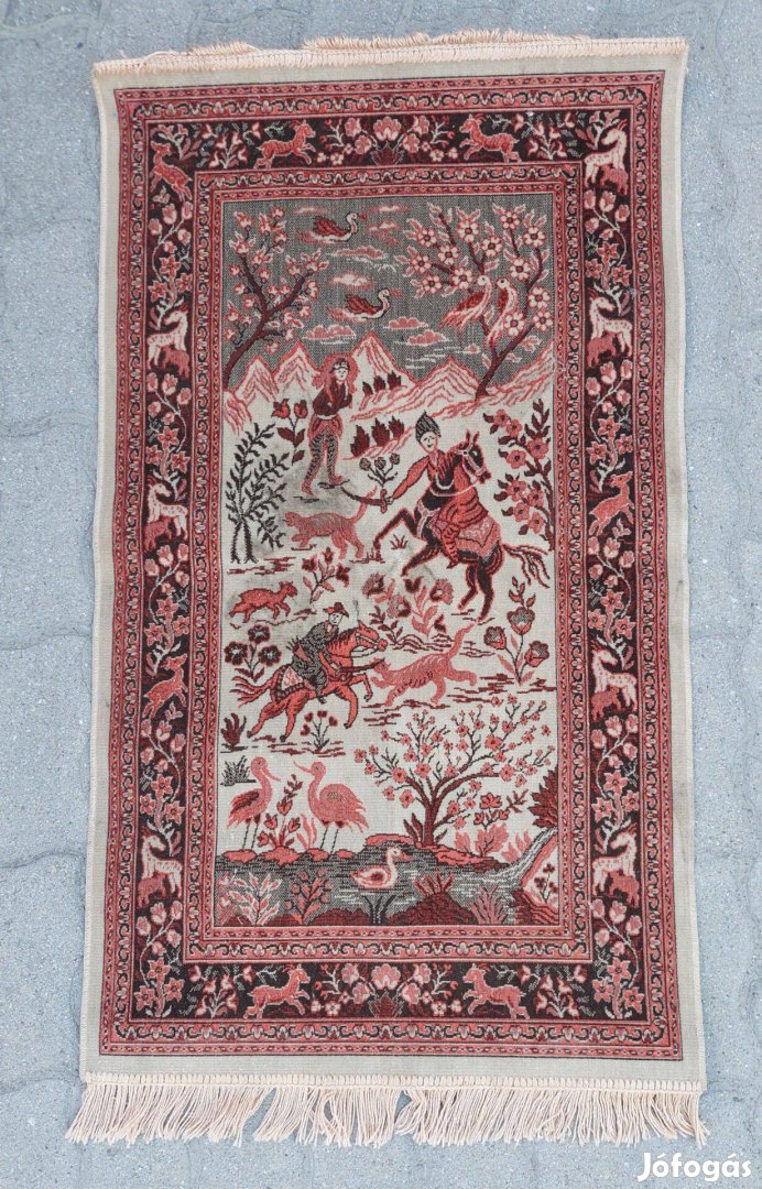 114x67 cm, faliszőnyeg, falikárpit