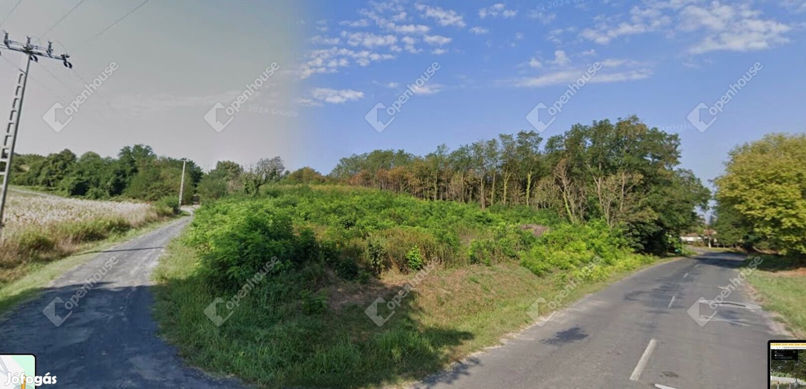 1152 nm-es telek eladó Pethőhenye