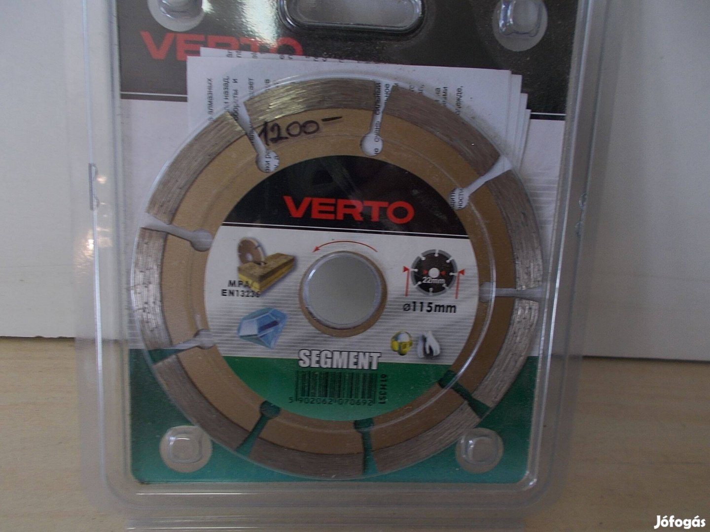 115 mm Szegmenses Gyémánt vágó tárcsa -Új-