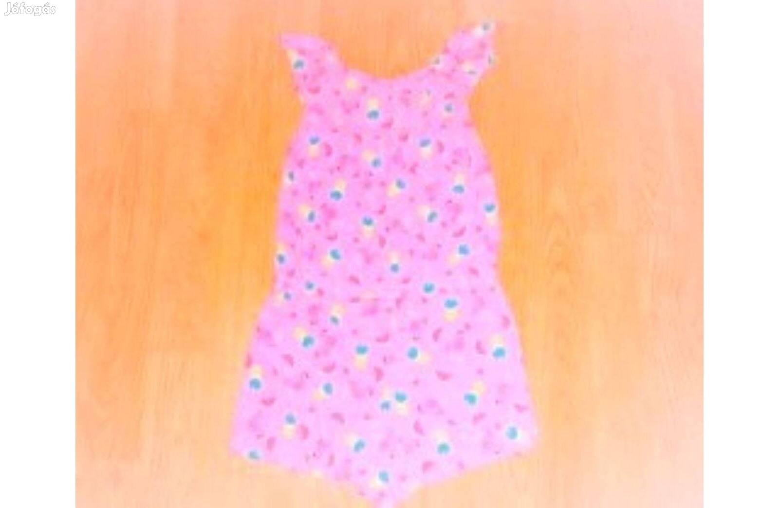 116 Cuki flamingó mintás fodros nyári overál playsuit
