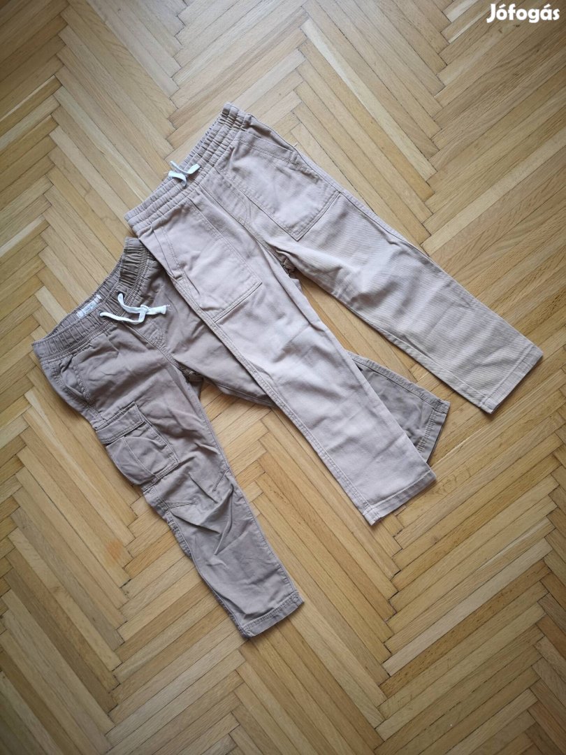 116, fiú, H&M, nadrág, jogger, cargo, 