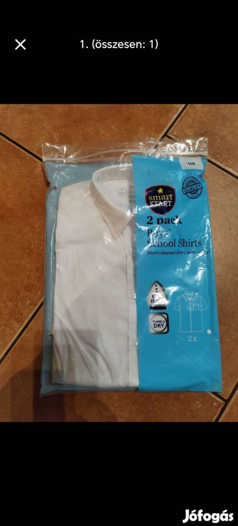 116-os Új fiú ünneplő fehér ing