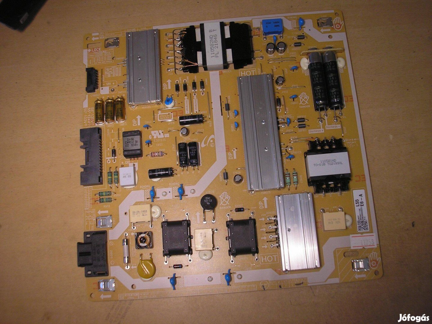 11758 Samsung UE50AU8002K tápegység BN44-01110C L55EA-A L55E6_AHS REV