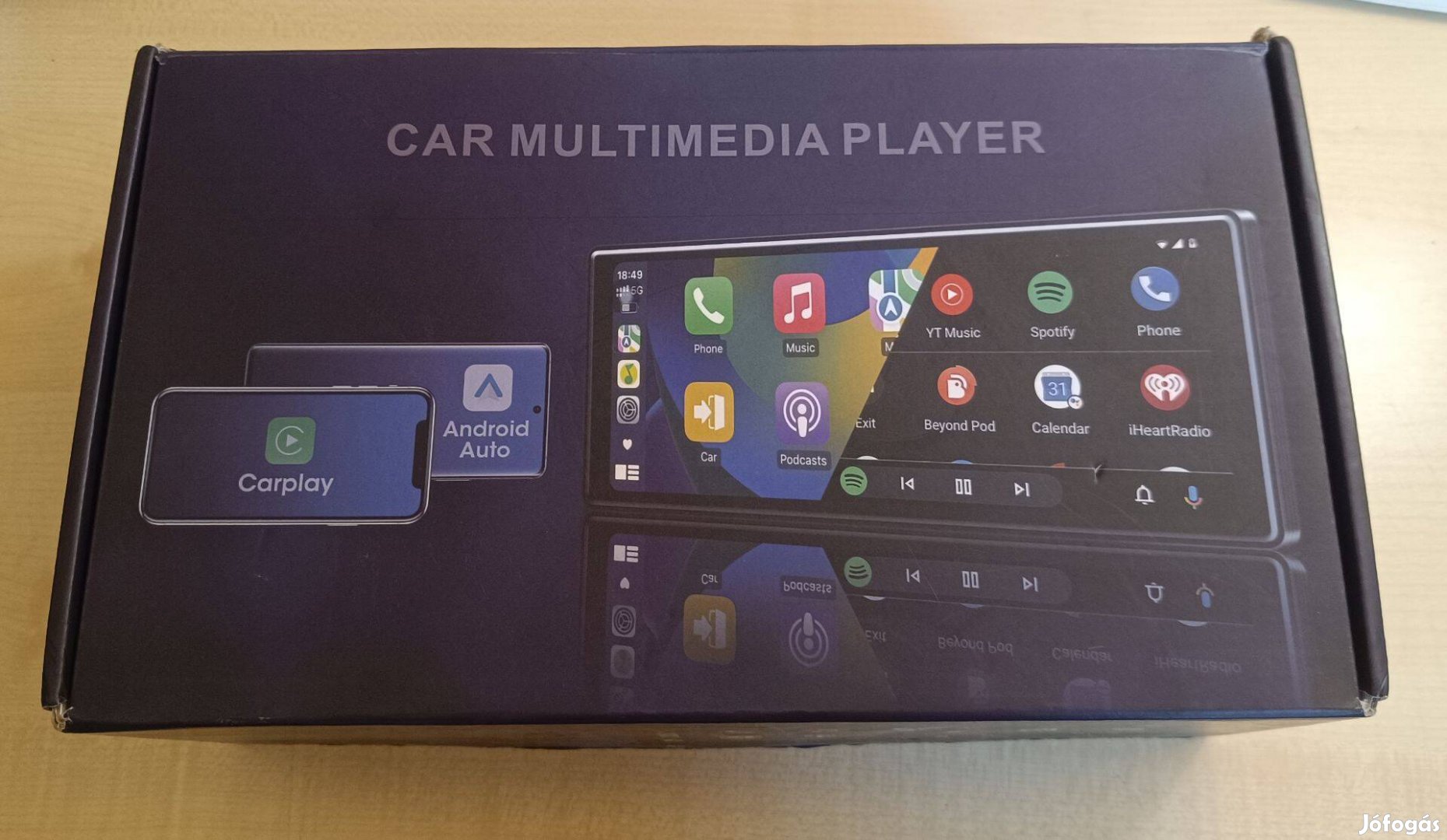 11.26" érintőképernyős autós lejátszó - Carplay és Android Auto