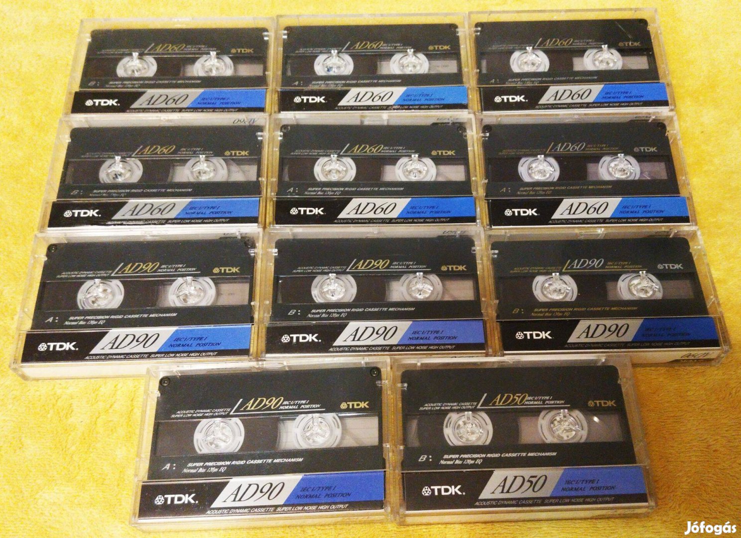 11 darab jó állapotú TDK Ad kazetták eladók!