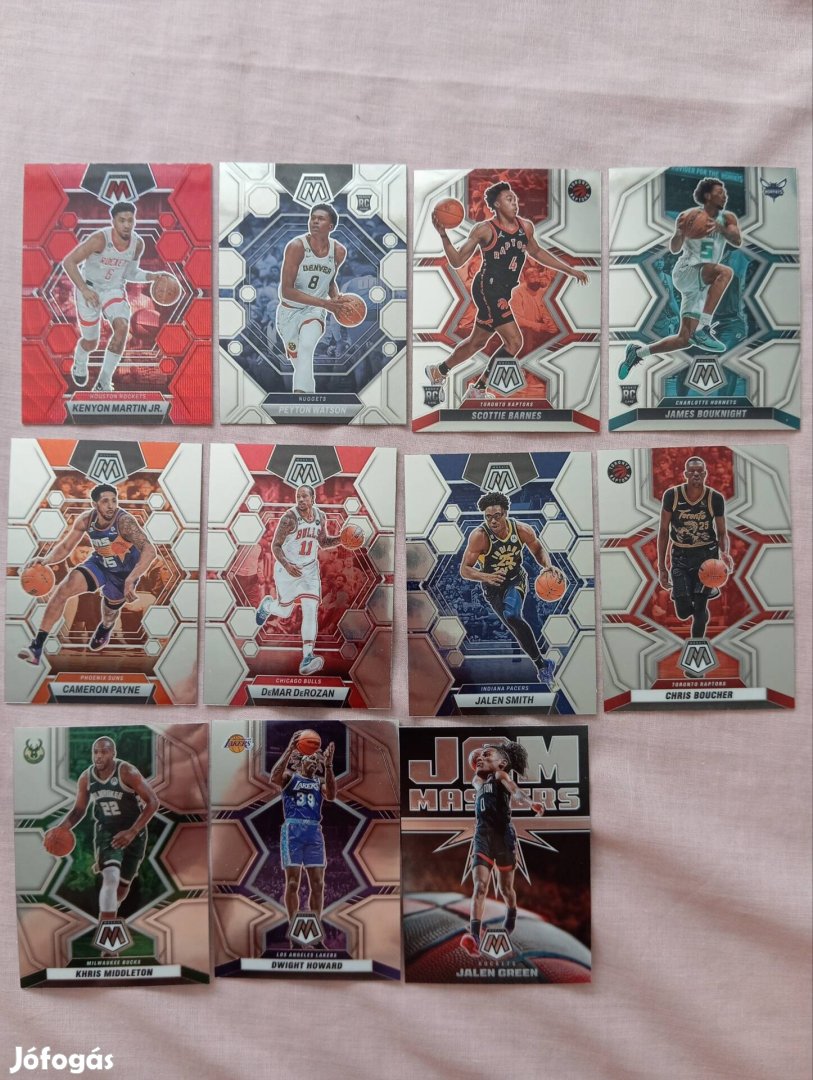 11 db Mosaic NBA kártya