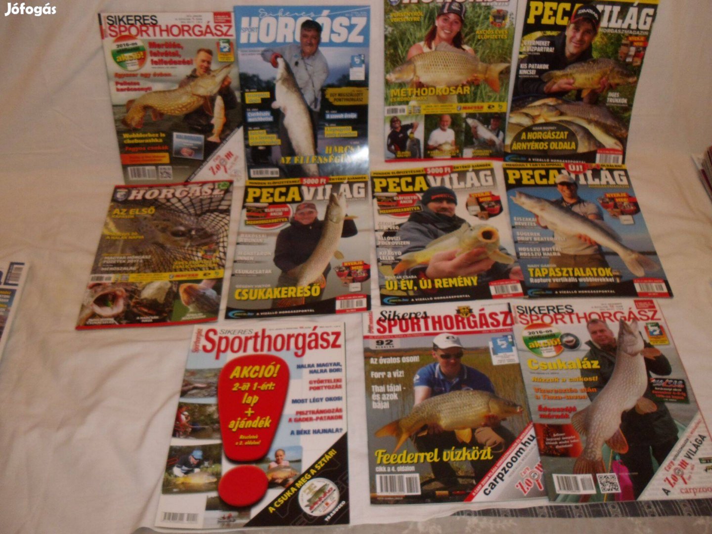 11 db Sport horgász magazinok