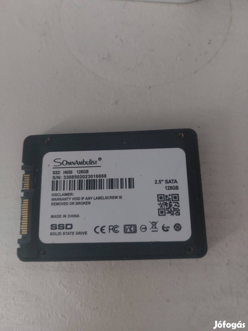 120GB SSD hibátlan 