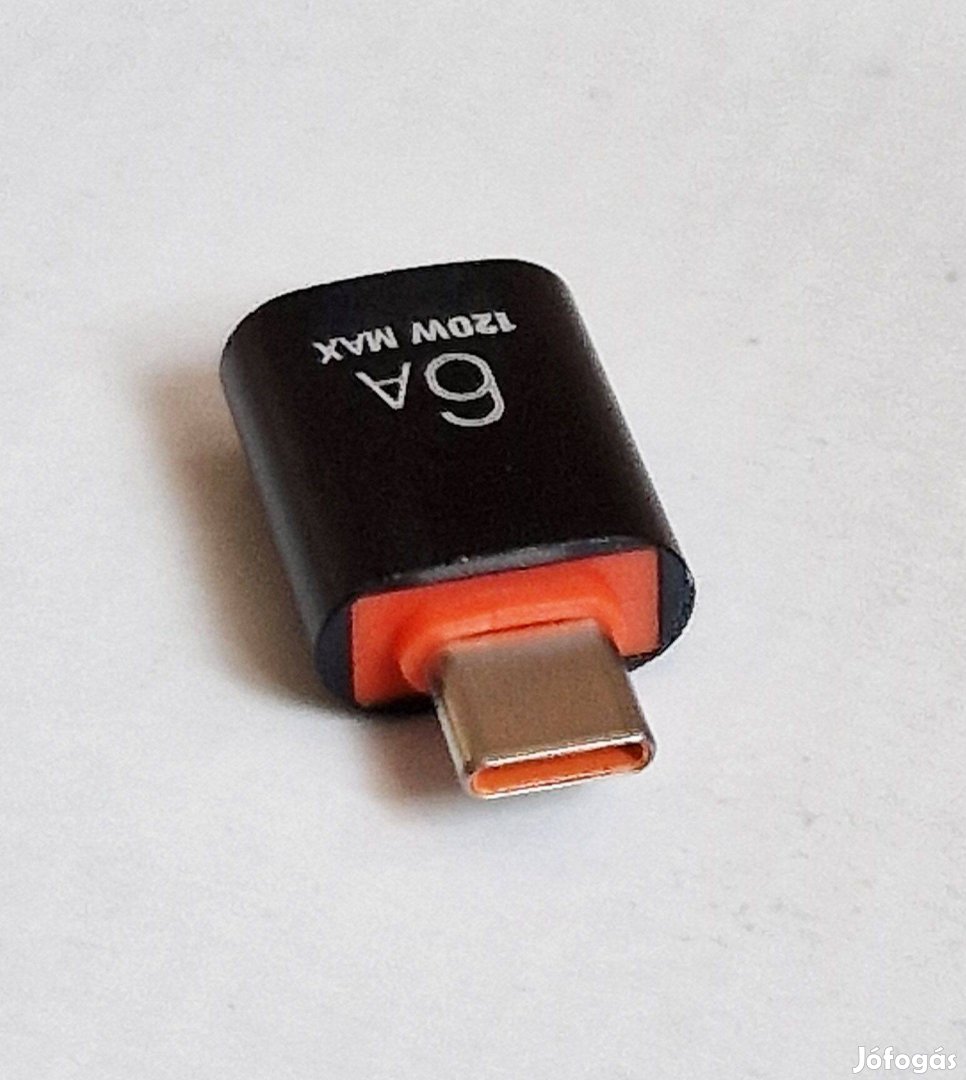120 W-os 6A Type C - USB 3.0 típusú Otg adapter