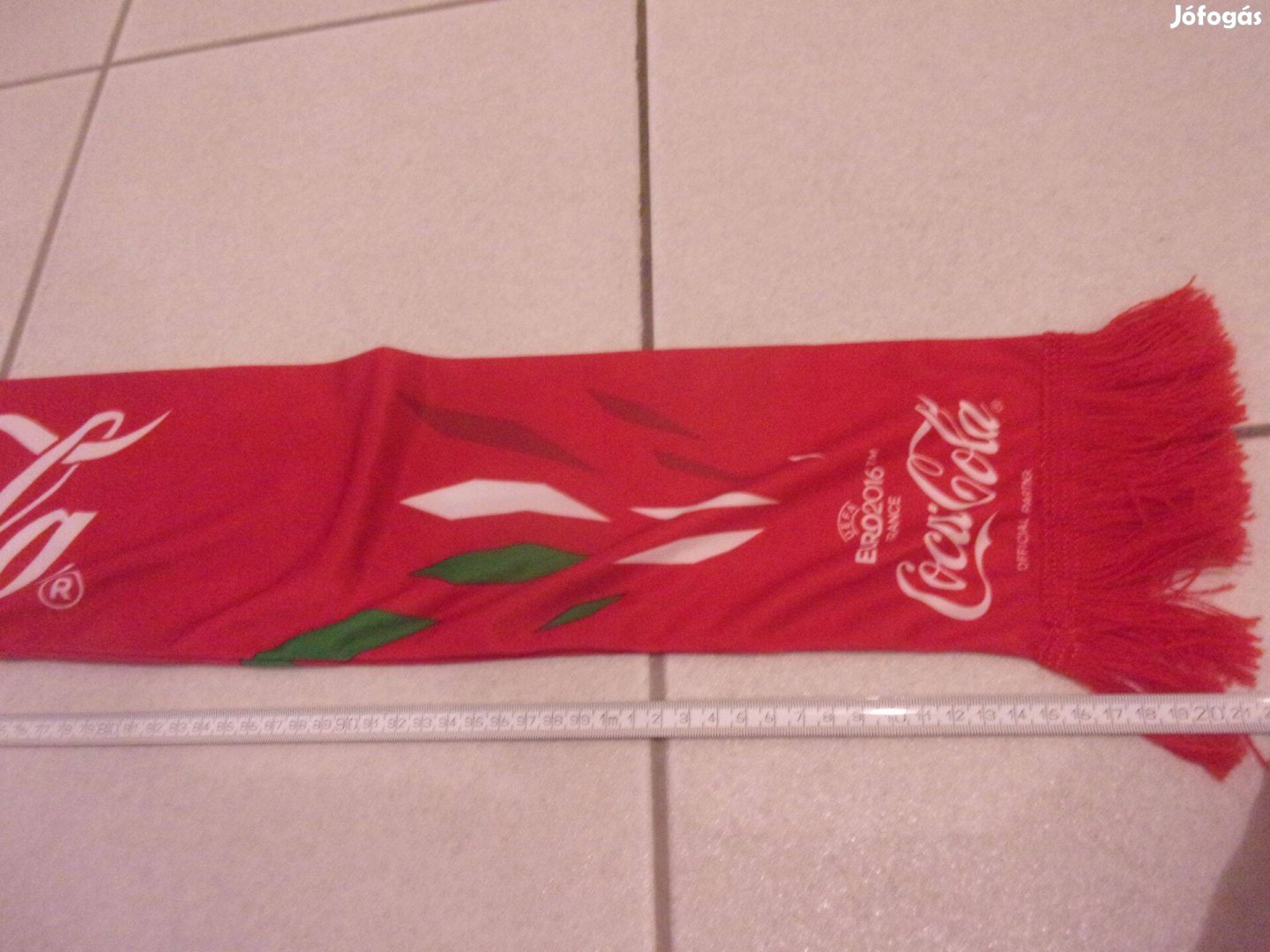 120 cm Coca cola sál Coca-cola szurkolói sál Újpest központ közelében