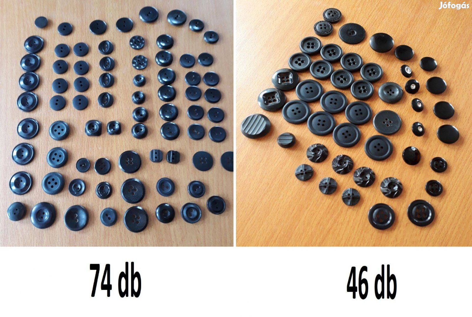 120 db kabát-ruha gomb