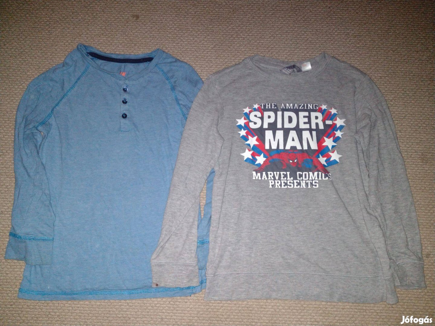 122-128 Spiderman hosszú ujjú felső