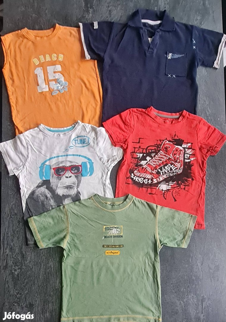 122-128-as trikó, póló csomag (az alsó 3: Rebel, F&F, Next)