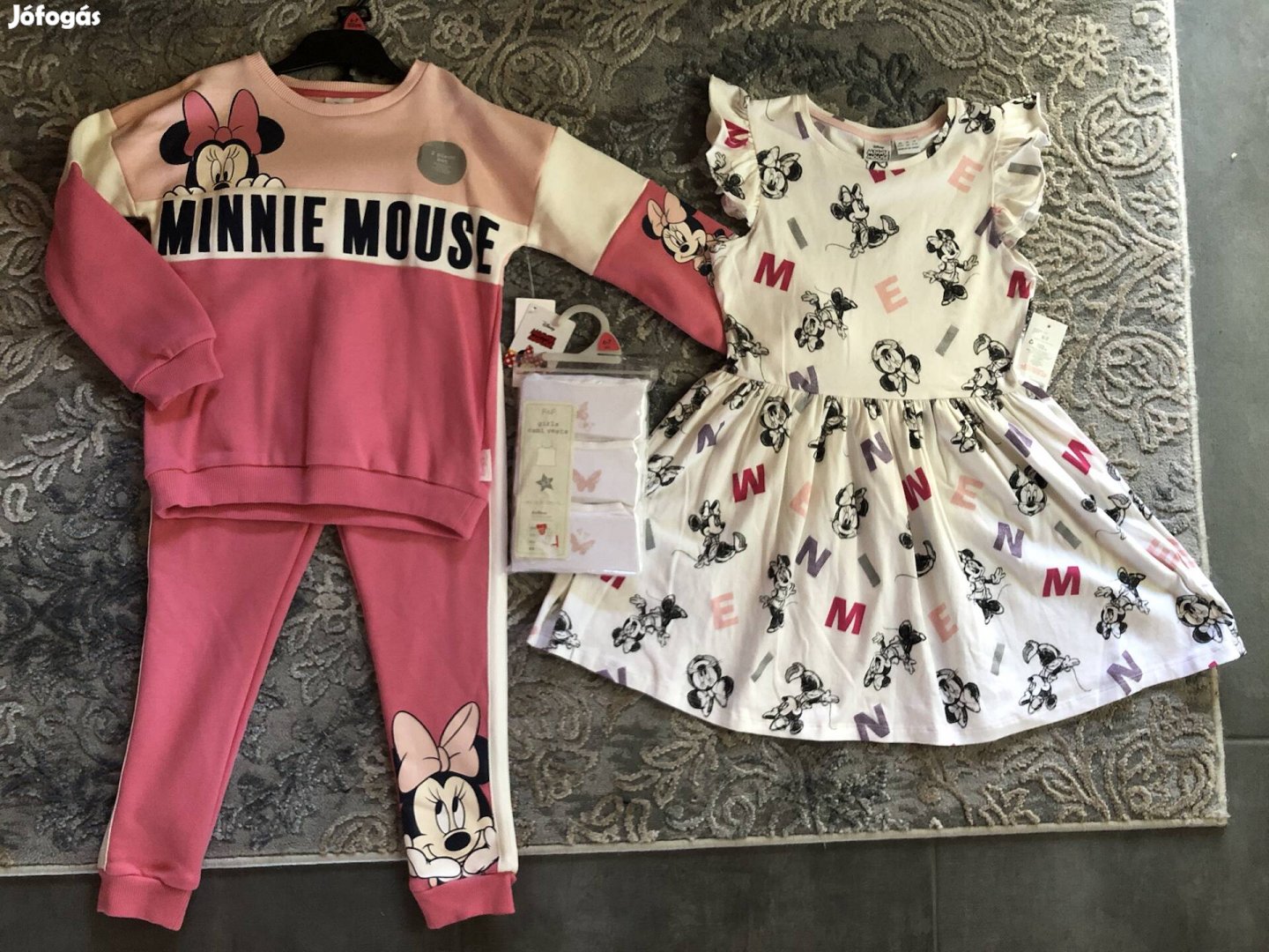 122-es új Minnie lányka ruhacsomag