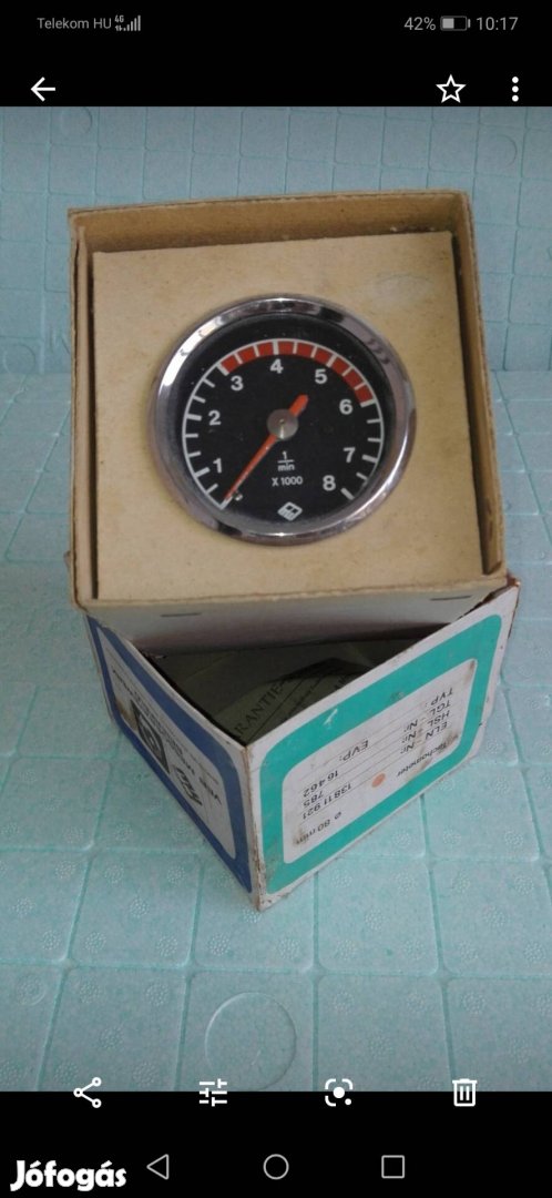 125-250 TS MZ ford.szám óra 6 v (gyári/ddr új)