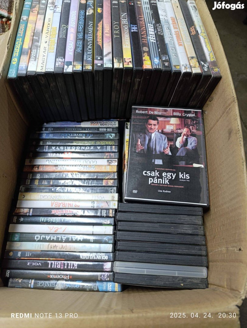 125 db CD, DVD tok eladó!