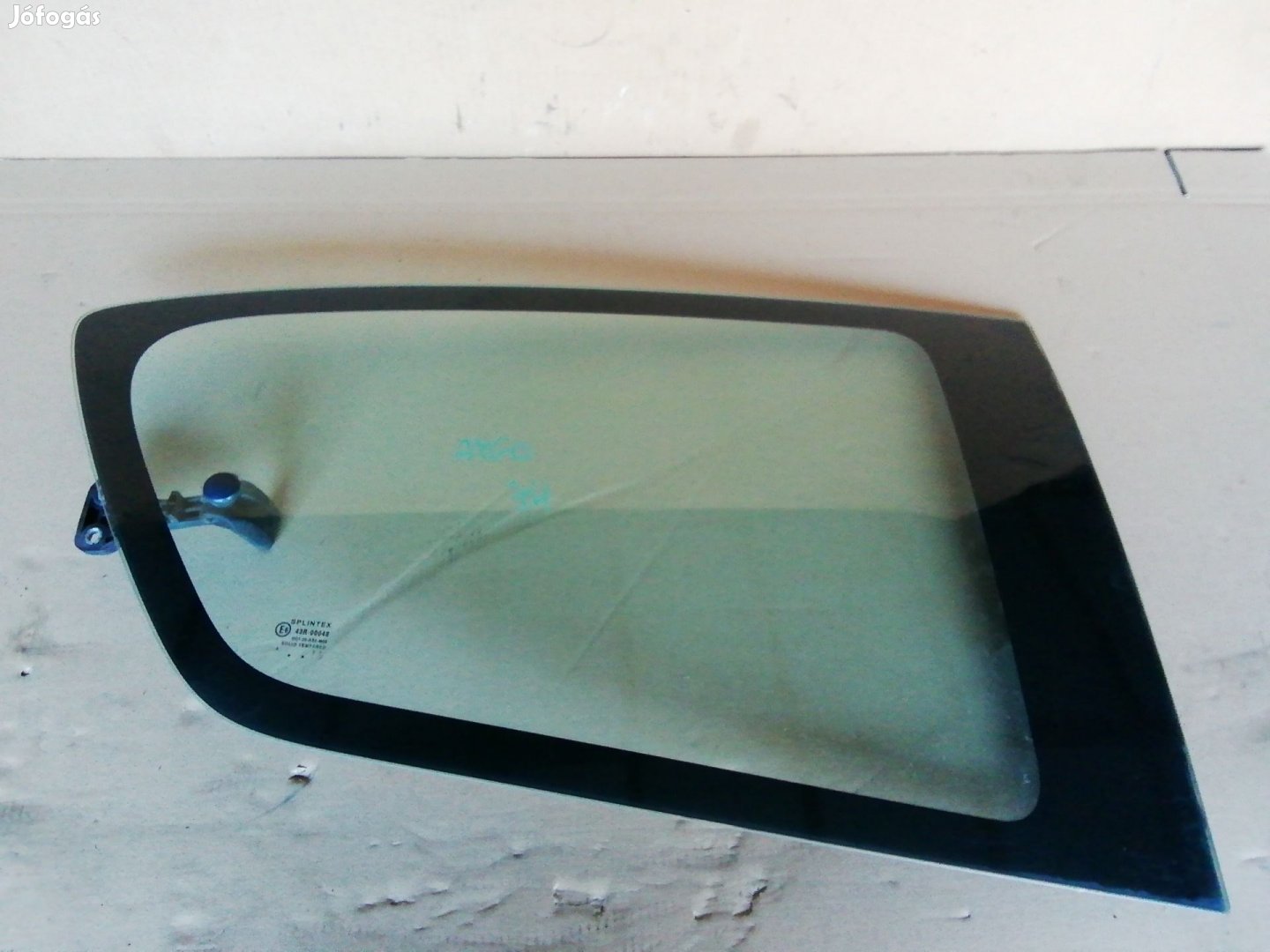 126141 Toyota Aygo 2005-2014 3 ajtós jobb hátsó nyitható üveg, a