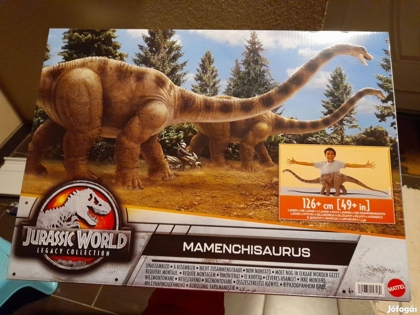 126 cm-es Mamenchisaurus dinoszaurusz