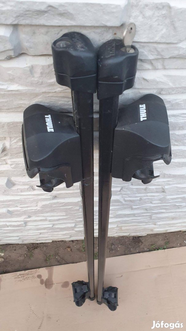 127 cm Thule kereszt tartó pár fix tetősínes autókhoz