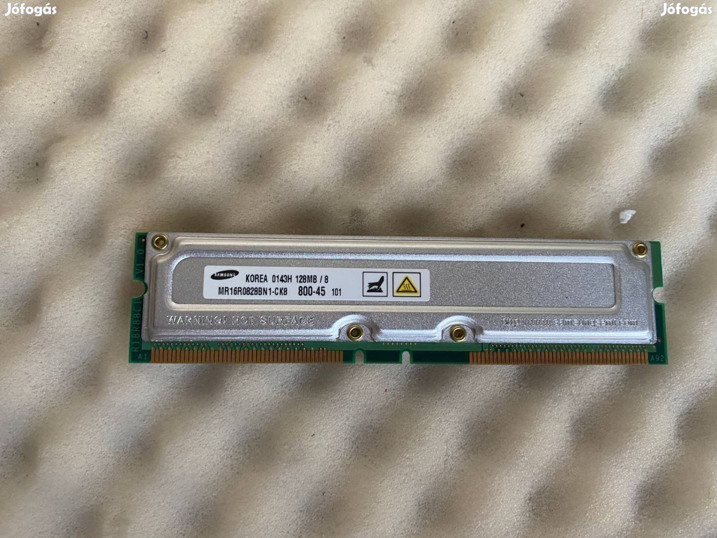 128MB Rdram128MB MR16R0828BN1-CK8 Samsung szerver RAM memória