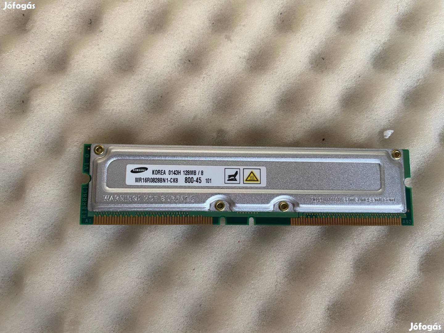 128MB Rdram128MB MR16R0828BN1-CK8 Samsung szerver RAM memória