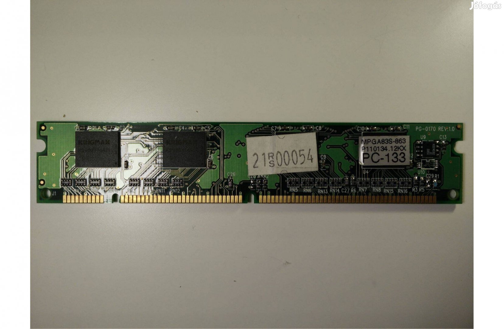 128 MB Kingmax PC133 SDRAM tesztelt retro memória