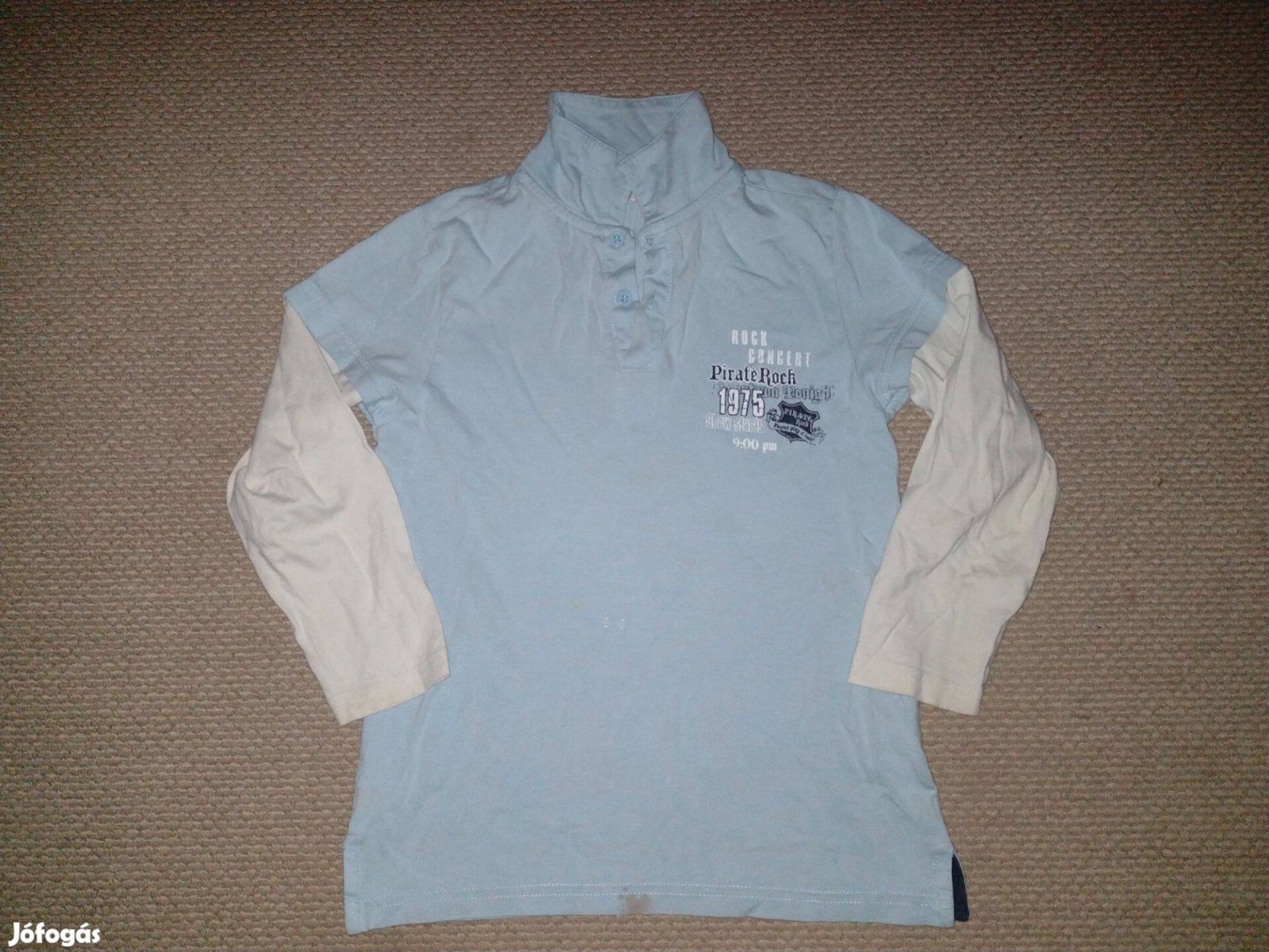 128 fiú hosszú ujjú felső