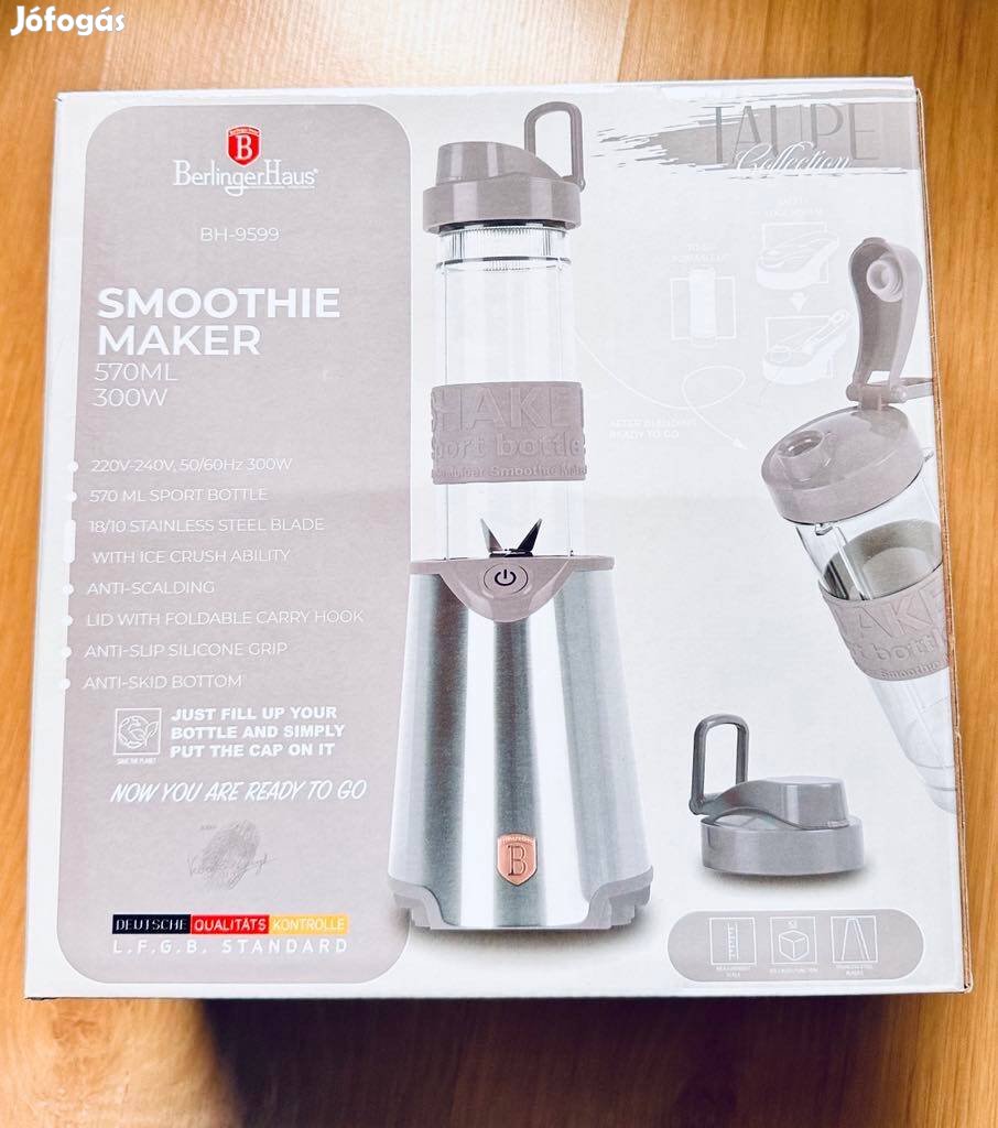 12999ft új bontatlan Berlinger Haus Smoothie készítő 300W 570ml