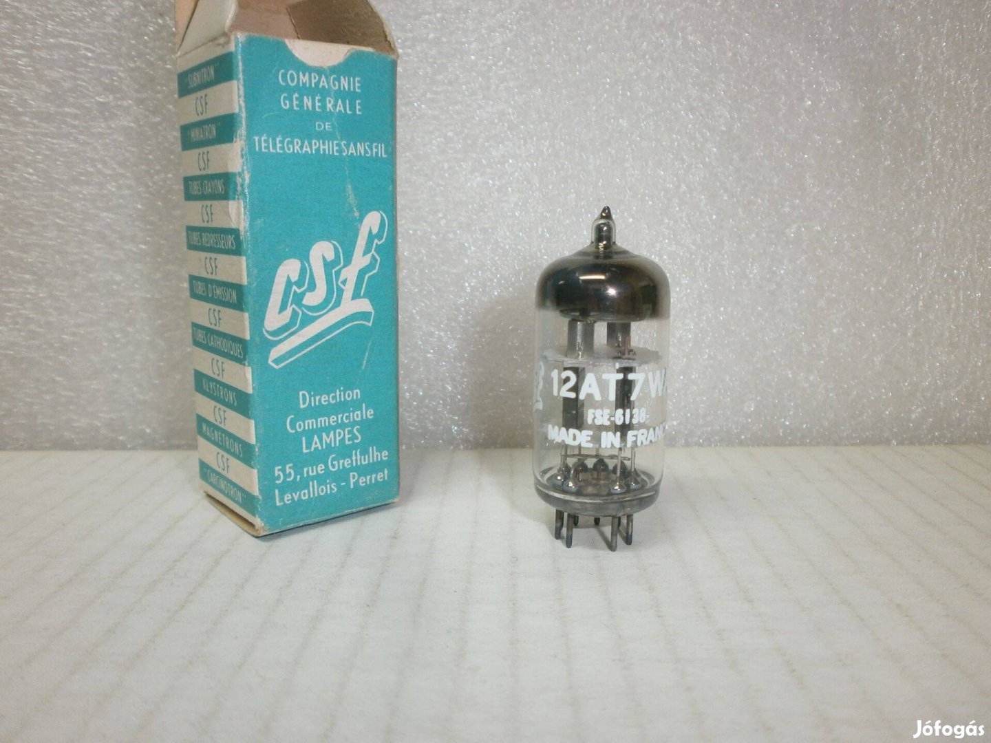 12AT7WA E81CC - CSF - France - NOS