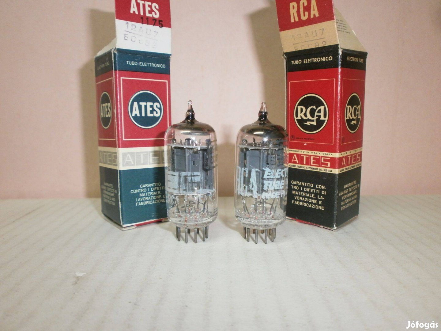 12AU7 (ECC82) - Rca -Ates (Marconi) spec. Italy - NOS