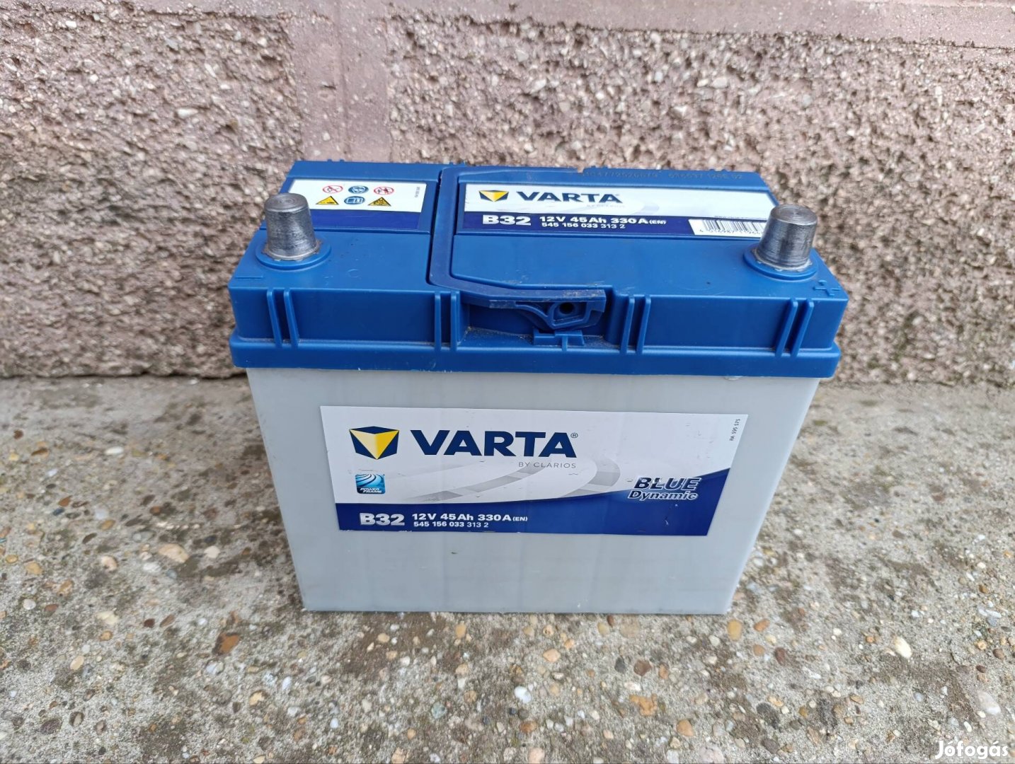 12V 45Ah 330A Varta akkumulátor ázsiai és japán autókhoz