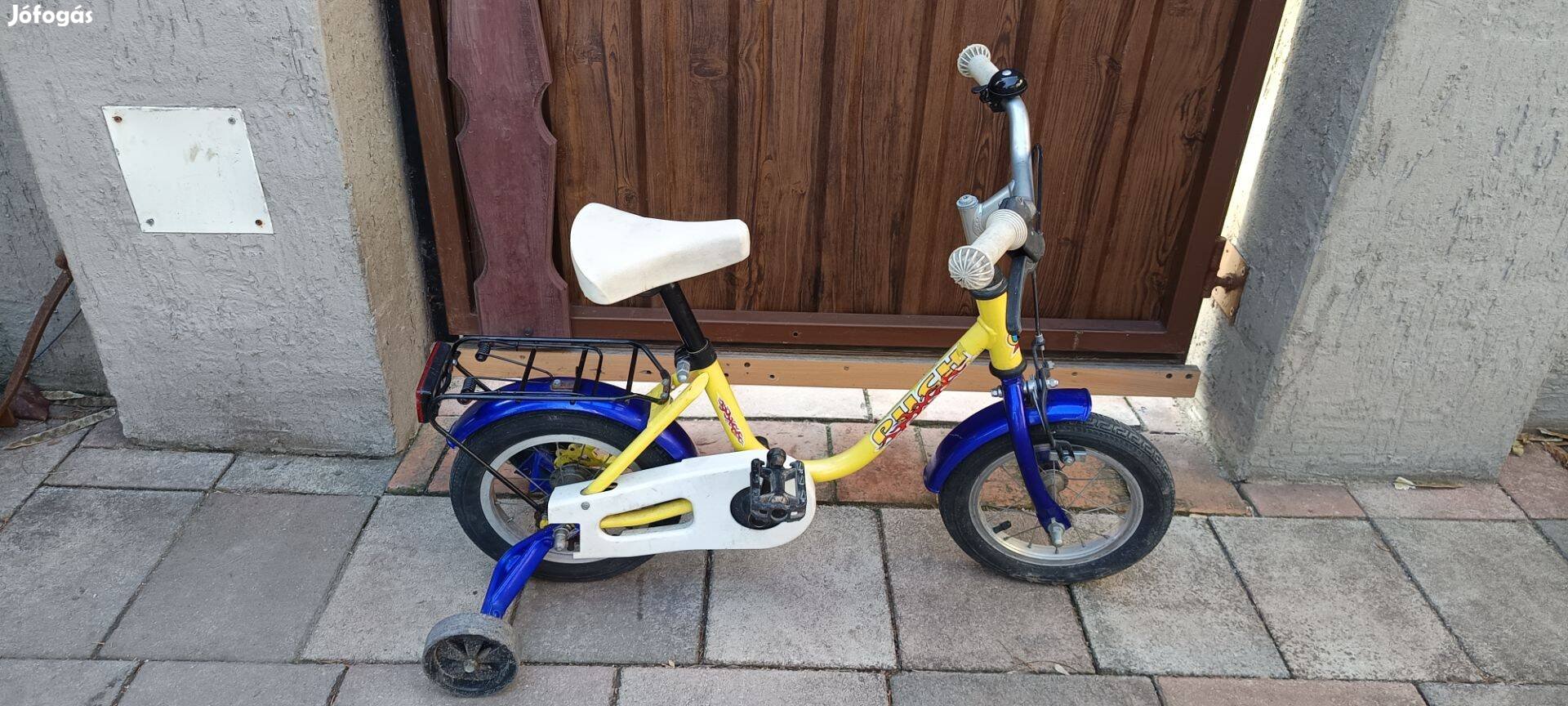 12,5-ös gyerek pótkerekes kerékpár eladó!