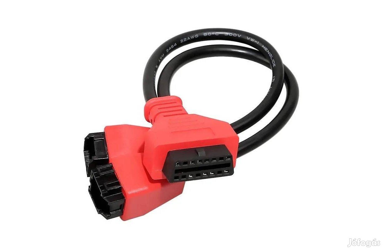 12+8 SGW OBD átalakító kábel Alfa Romeo/ Audi / Chrysler / Fiat / Ki