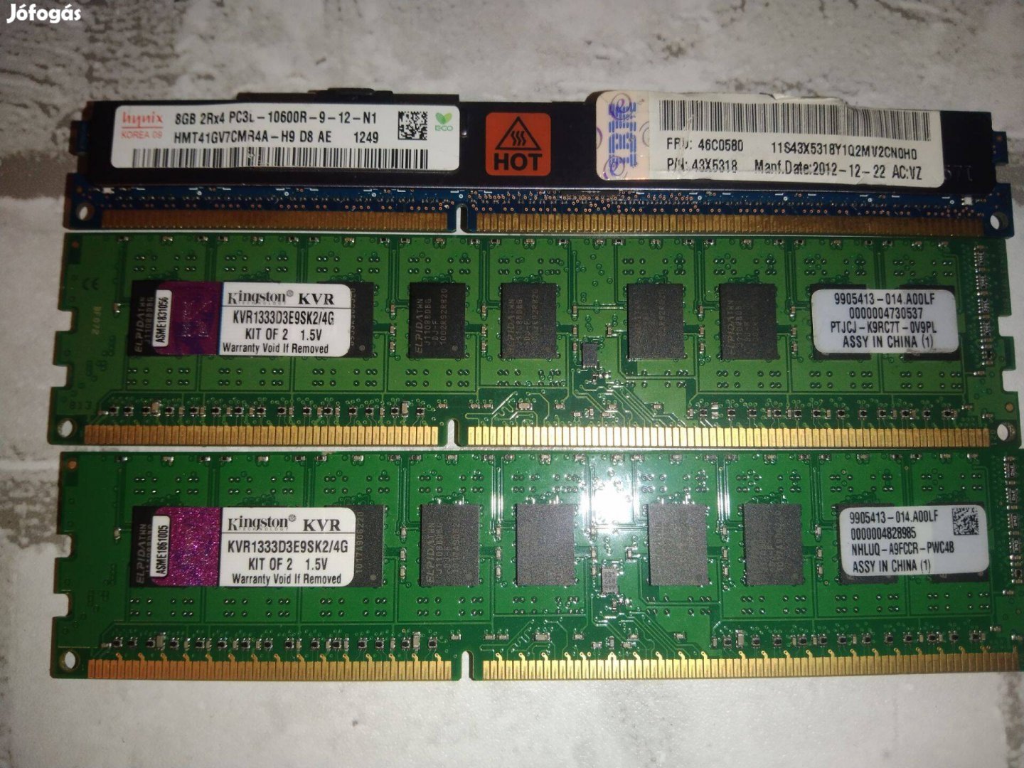 12 GB DDR3 memória/ram eladó