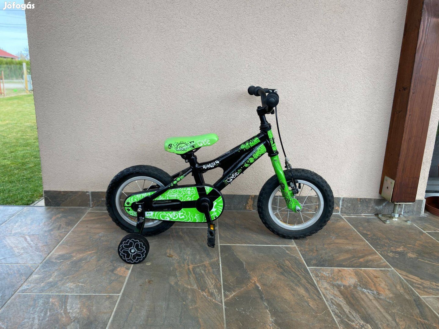 12"Ghost Powerkid Aluvázas kerékpár,Új pótkerékkel