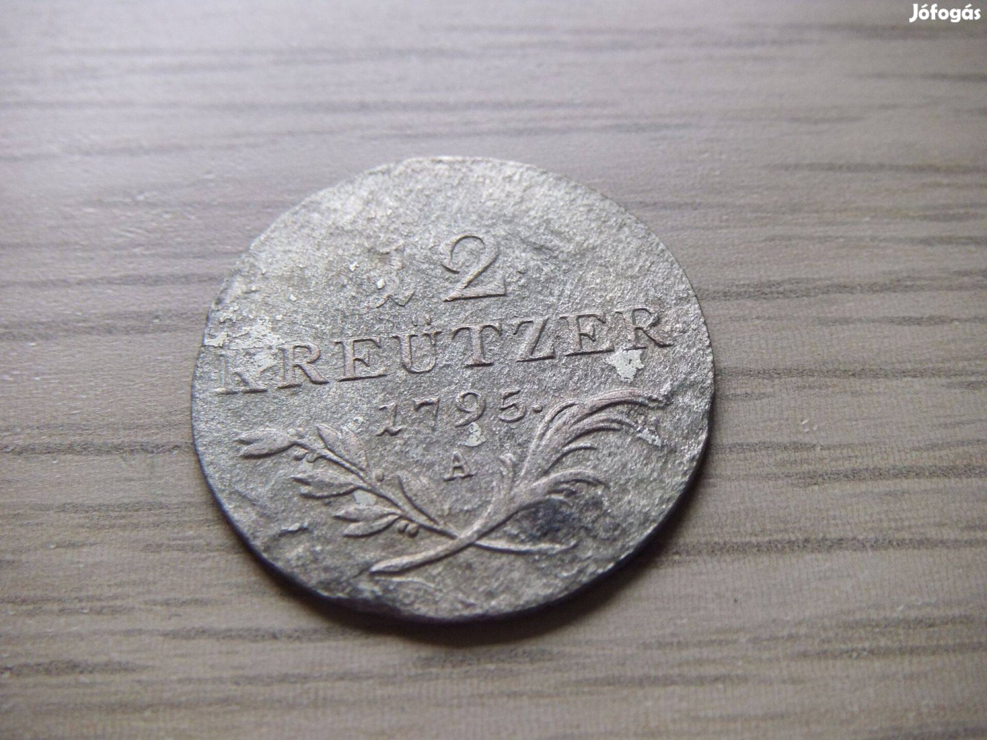12 Krajcár 1795 ( A ) Ezüstérem a Képen látható állapotban